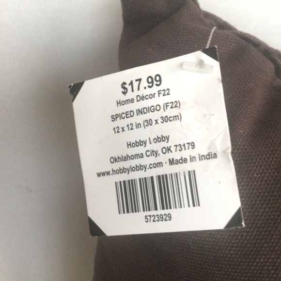 Chocolate Plush Accent Pillows Set of 2 NWT - Picture 4 of 4